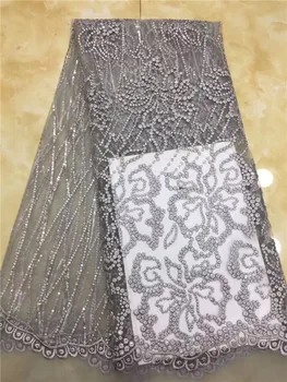 2019 Latest French Nigerian sequins Lace Fabrics High Quality Tulle African Laces Fabric Wedding African French Tulle Lace grey
2019 Latest French Nigerian sequins Lace Fabrics High Quality Tulle African Laces Fabric Wedding African French Tulle Lace grey