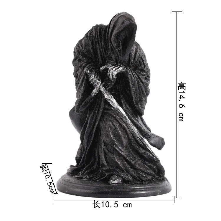 Ringwraith The Lord Of Rings Dark Knight Witch King Black Riders Statue Creative Game Model Decoration Mascot Antique Mascot Kids Gift (3)