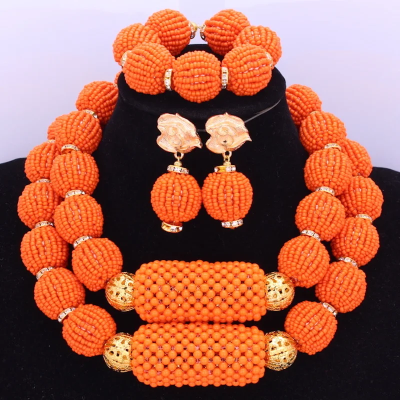 Dudo Big Balls African Jewelry Set 100% Handmade Orange Crystal Bridal Jewelry Sets Women Jewellery Sets 2017 Free Shipping New
Dudo Big Balls African Jewelry Set 100% Handmade Orange Crystal Bridal Jewelry Sets Women Jewellery Sets 2017 Free Shipping New