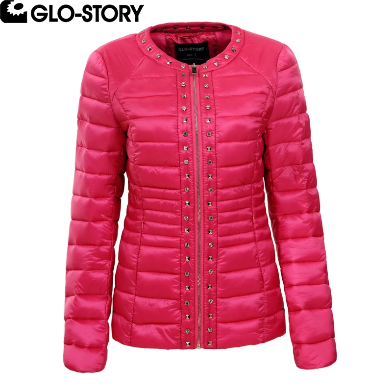 GLO-STORY Women 2018 O-neck Slim Fit Autumn Winter Jacket Coat Women's Diamond Trim Female Winter Jacket Parka WMA-4547
GLO-STORY Women 2018 O-neck Slim Fit Autumn Winter Jacket Coat Women's Diamond Trim Female Winter Jacket Parka WMA-4547