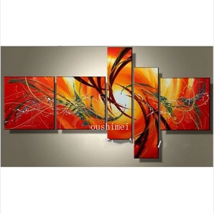 Hand Painted Sunlight Dance Charm Rays Abstract Group Landscape Wall Home Decor Oil Painting On Canvas 4pcs/set On Wall
Hand Painted Sunlight Dance Charm Rays Abstract Group Landscape Wall Home Decor Oil Painting On Canvas 4pcs/set On Wall