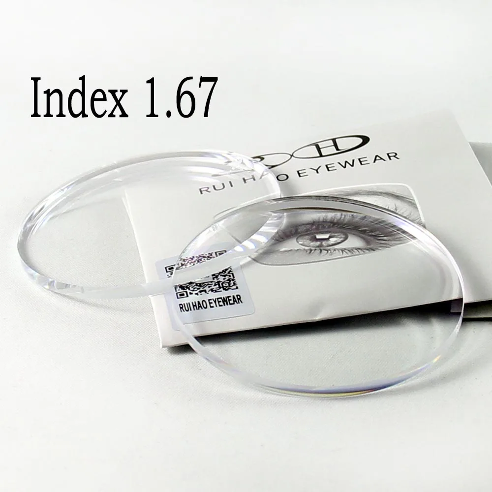 Aspherical 1.67 Lenses Ultra thin CR-39 Resin Lens UV Reflective Coating Optical Glasses Myopia Presbyopia Reading Eyeglasses
Aspherical 1.67 Lenses Ultra thin CR-39 Resin Lens UV Reflective Coating Optical Glasses Myopia Presbyopia Reading Eyeglasses