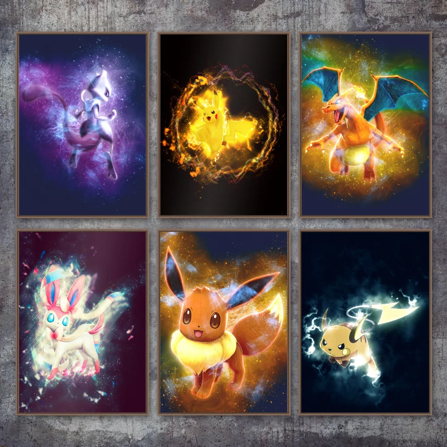 Canvas Painting Modular Pictures Wall Artwork Printed 1 Panel Pokemon Pikachu Poster For Living Room Home Decoration Frameworks
Canvas Painting Modular Pictures Wall Artwork Printed 1 Panel Pokemon Pikachu Poster For Living Room Home Decoration Frameworks