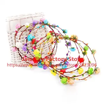200pcs /lot New Bride Flower Headband Travel Wedding Floral Garland Hair Bands Headwear Beauty Hair Accessories For Women
200pcs /lot New Bride Flower Headband Travel Wedding Floral Garland Hair Bands Headwear Beauty Hair Accessories For Women