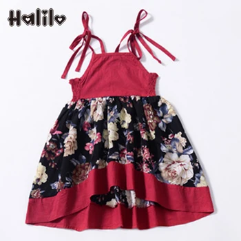 Halilo New 2019 Girls Summer Dress Floral European American Style Little Girls Dresses Baby Girl Clothes Infant Birthday Dress
Halilo New 2019 Girls Summer Dress Floral European American Style Little Girls Dresses Baby Girl Clothes Infant Birthday Dress