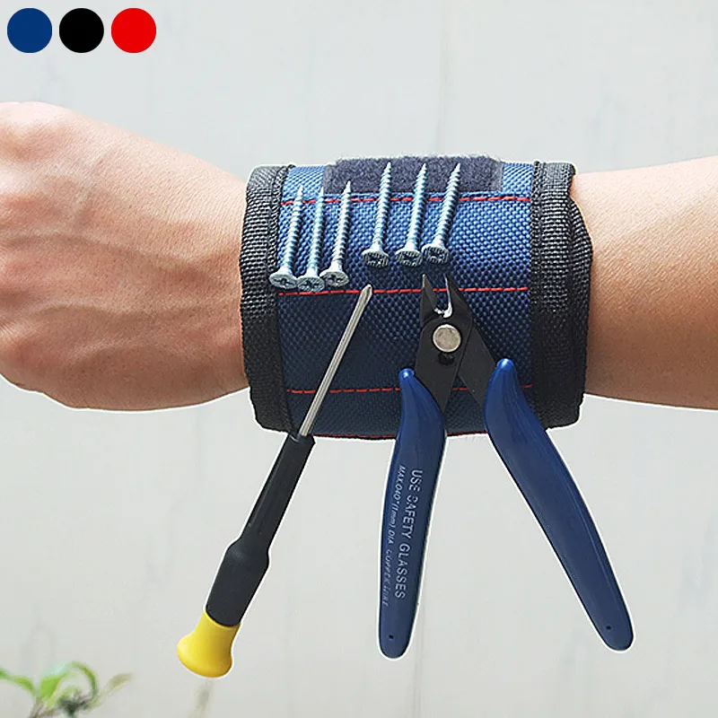 High Qua Fashion Magnetic Wrist Strap Adjustable Wrist Screw Nail Nut Bolt Drill Clip Tool Belt VE
High Qua Fashion Magnetic Wrist Strap Adjustable Wrist Screw Nail Nut Bolt Drill Clip Tool Belt VE