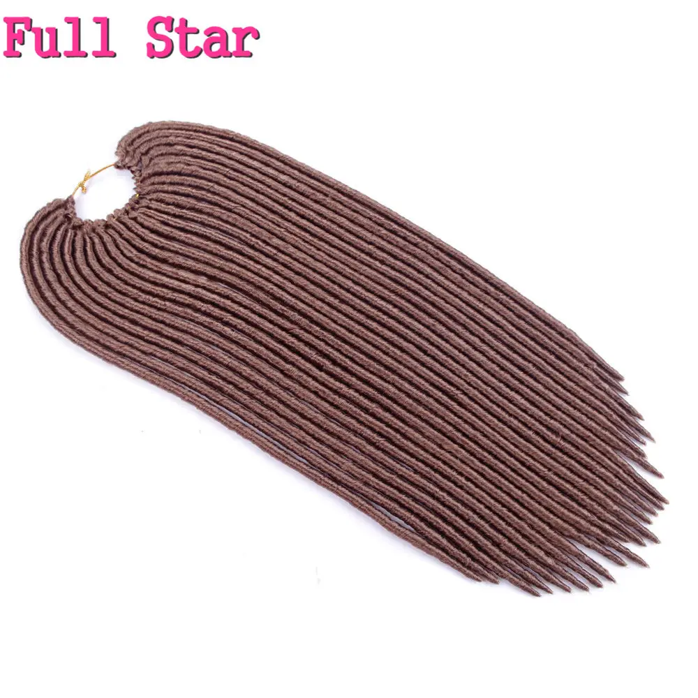 Full Star 1pcs 24 Strands 18" 14" Crochet Braids Hair High Temperature Fiber synthetic Black Purple Bug Crochet dreadlocks hair
Full Star 1pcs 24 Strands 18" 14" Crochet Braids Hair High Temperature Fiber synthetic Black Purple Bug Crochet dreadlocks hair
