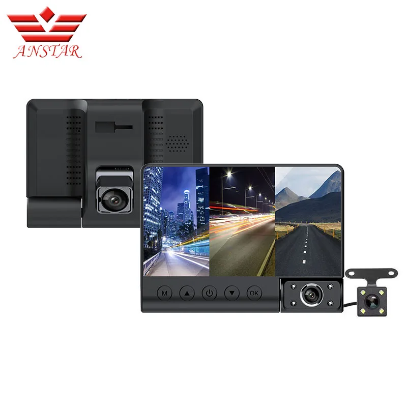ANSTAR 4''Car DVR 1080P 3 Lens 3 Way Video Recorder Inside The Car Before And After Double Recording HD Night Vision Reversing
ANSTAR 4''Car DVR 1080P 3 Lens 3 Way Video Recorder Inside The Car Before And After Double Recording HD Night Vision Reversing