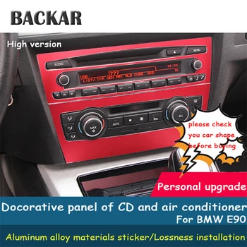 BACKAR Auto Car Aluminum Alloy Stickers For BMW 3 Series E90 E91 E92 E93 CD AC Air Conditioner Panel Frame Covers Accessories
BACKAR Auto Car Aluminum Alloy Stickers For BMW 3 Series E90 E91 E92 E93 CD AC Air Conditioner Panel Frame Covers Accessories