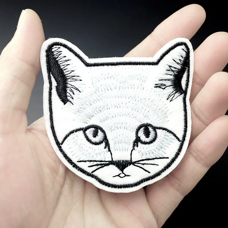 Cat (Size:6.6x7.0cm) DIY IRON ON Patch Embroidered Applique Sewing Label Clothes Stickers Apparel Accessories Badge Patches
Cat (Size:6.6x7.0cm) DIY IRON ON Patch Embroidered Applique Sewing Label Clothes Stickers Apparel Accessories Badge Patches
