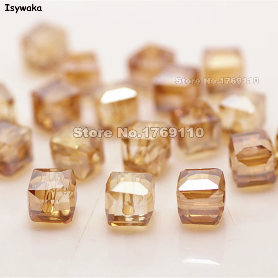 Isywaka 100pcs Champagne Color Square 6mm Austria Crystal Beads charm Glass Beads Loose Spacer Bead for DIY Jewelry Making
Isywaka 100pcs Champagne Color Square 6mm Austria Crystal Beads charm Glass Beads Loose Spacer Bead for DIY Jewelry Making