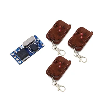 DC 3.5v 3.7v 4.5v 5v 6v 7.4v 8.4v 9v 12v Mni Remote Control Switch Mini Wireless Remote Switch Micro Receiver 315/433Mhz
DC 3.5v 3.7v 4.5v 5v 6v 7.4v 8.4v 9v 12v Mni Remote Control Switch Mini Wireless Remote Switch Micro Receiver 315/433Mhz