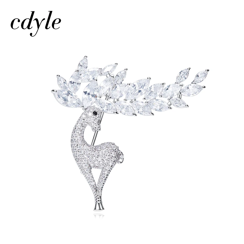 Cdyle Women Brooches Austrian Rhinestone Women Large Deer Shape Brooch Pin Vintage Fashion Jewelry New Women's Day Gift Chic
Cdyle Women Brooches Austrian Rhinestone Women Large Deer Shape Brooch Pin Vintage Fashion Jewelry New Women's Day Gift Chic