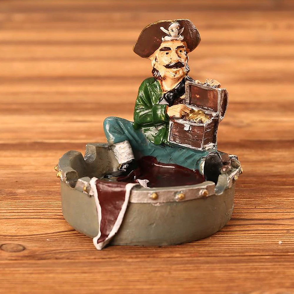 Resin Cigarette Ashtray Pirates Of The Caribbean Sailor Car Bar Ashtray Holder Creative Ornaments Decor Gift For Man
Resin Cigarette Ashtray Pirates Of The Caribbean Sailor Car Bar Ashtray Holder Creative Ornaments Decor Gift For Man