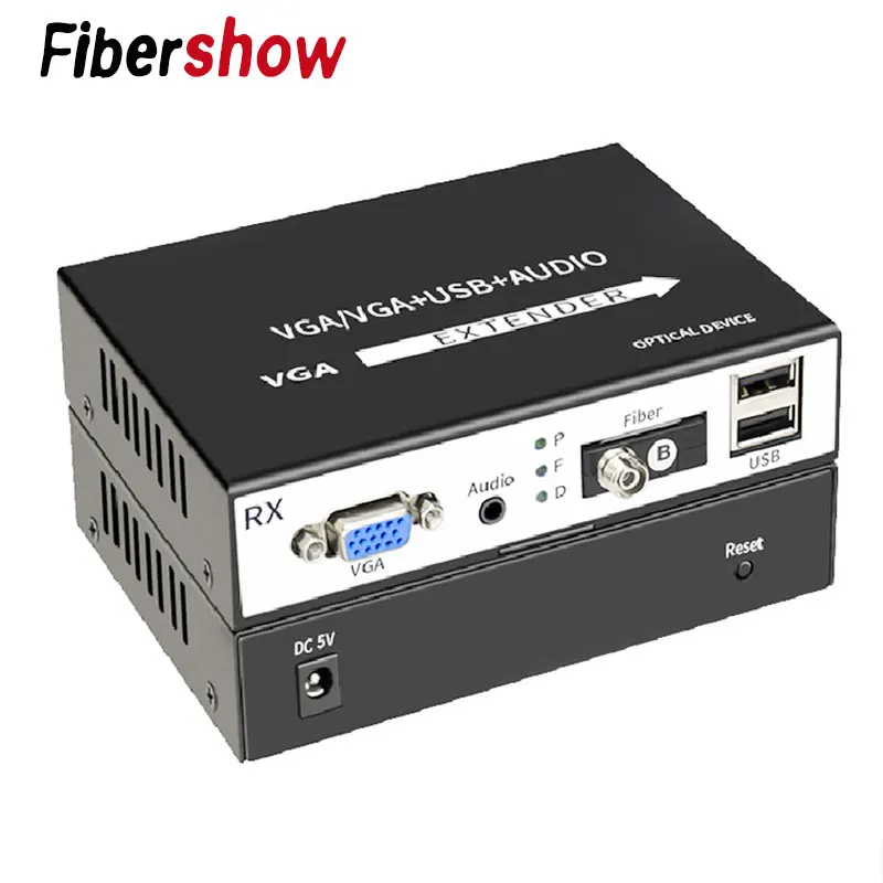 VGA to fiber optic converter 1080P VGA Fiber Optic Video Extender KVM(VGA+USB)To Fiber Mouse and keyboard compressed
VGA to fiber optic converter 1080P VGA Fiber Optic Video Extender KVM(VGA+USB)To Fiber Mouse and keyboard compressed