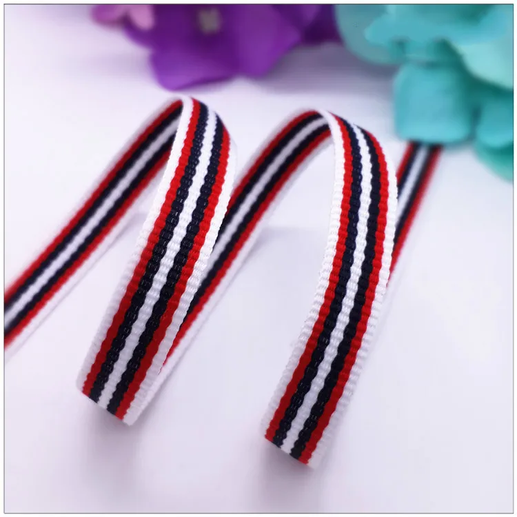 10mm Stripe Printed Grosgrain Ribbon wedding Gift Wrapping ribbon DIY handmade Sewing Clothing backpack Decorative belt 1meter
10mm Stripe Printed Grosgrain Ribbon wedding Gift Wrapping ribbon DIY handmade Sewing Clothing backpack Decorative belt 1meter