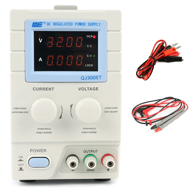 30V 5A Adjustable Variable Linear AC DC Power Supply Laboratory Phone Switching Power Supply Digital Voltage Regulators 220V
30V 5A Adjustable Variable Linear AC DC Power Supply Laboratory Phone Switching Power Supply Digital Voltage Regulators 220V