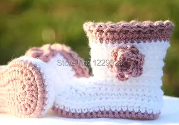 Crochet Baby Boots Shoes - (0-12M)Warm Baby Girl Boots - Handmade White Fashion Baby Boots
Crochet Baby Boots Shoes - (0-12M)Warm Baby Girl Boots - Handmade White Fashion Baby Boots