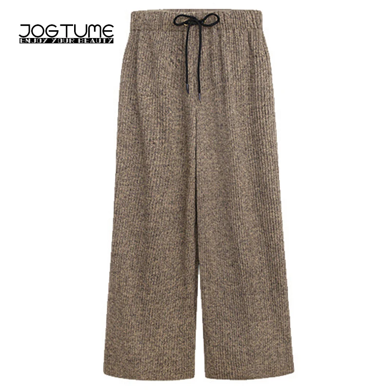 Women Loose Pants Spring Autumn Fashion Pleated Wide Leg Trousers Large Size Elastic Waist Baggy Ankle Length Pants Khaki Black
Women Loose Pants Spring Autumn Fashion Pleated Wide Leg Trousers Large Size Elastic Waist Baggy Ankle Length Pants Khaki Black