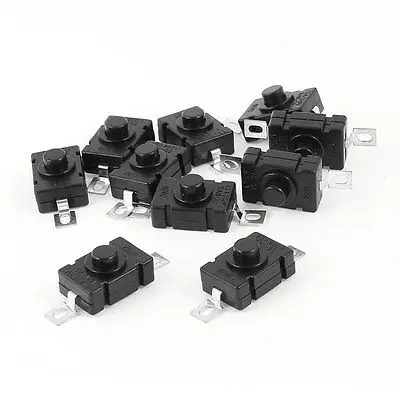 10 x Push Button 2 Pins Latching Action Tact Tactile Switch AC 250V 1.5A
10 x Push Button 2 Pins Latching Action Tact Tactile Switch AC 250V 1.5A