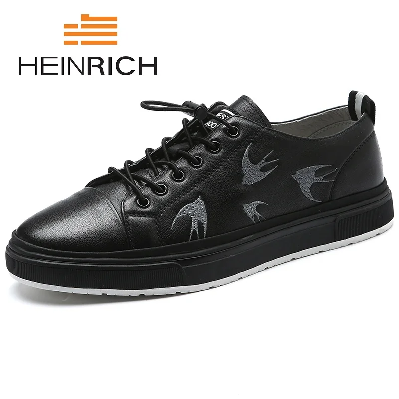 HEINRICH 2018 New Style Men Fashion Casual Shoes Canvas Male Footwear Comfortable Flat Shoes Black Lace-Up Men Shoes Buty
HEINRICH 2018 New Style Men Fashion Casual Shoes Canvas Male Footwear Comfortable Flat Shoes Black Lace-Up Men Shoes Buty