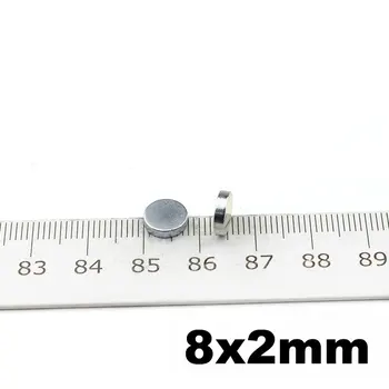 N42 Strong Magnet Micro Disc Dia. 8 x 2mm NdFeB Permanent Magnet Suitcase Button Refrigerator Magnet Lab Magnets 100pcs
N42 Strong Magnet Micro Disc Dia. 8 x 2mm NdFeB Permanent Magnet Suitcase Button Refrigerator Magnet Lab Magnets 100pcs