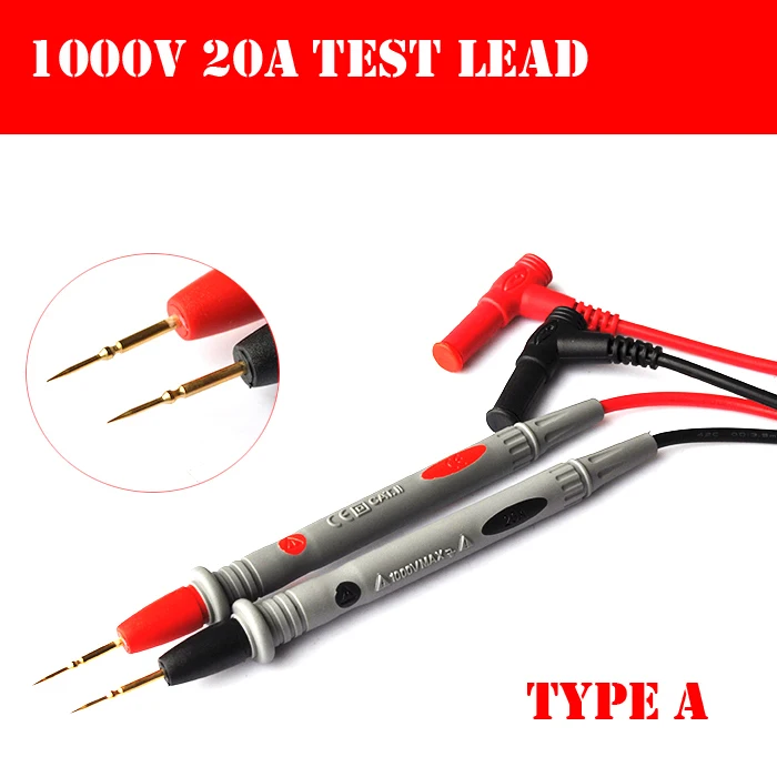 Type A Digital Multimeter Universal Superfine pen 1000V 20A Test Lead Probe Cable SMD SMT Needle Tip
Type A Digital Multimeter Universal Superfine pen 1000V 20A Test Lead Probe Cable SMD SMT Needle Tip
