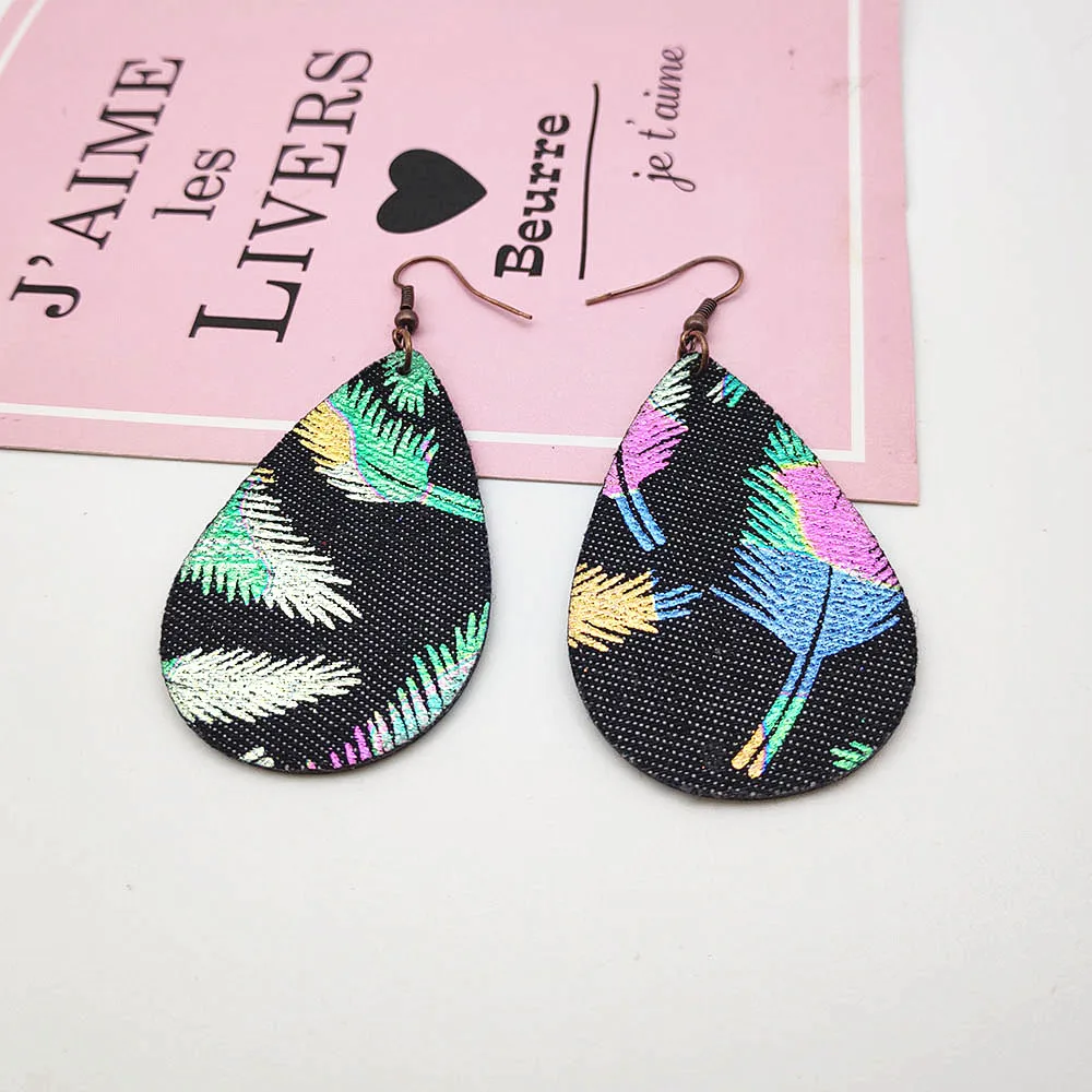 2019 new feather earrings vintage jewelry leather earrings colored feathers bronze earrings for women wedding jewelry W2
2019 new feather earrings vintage jewelry leather earrings colored feathers bronze earrings for women wedding jewelry W2