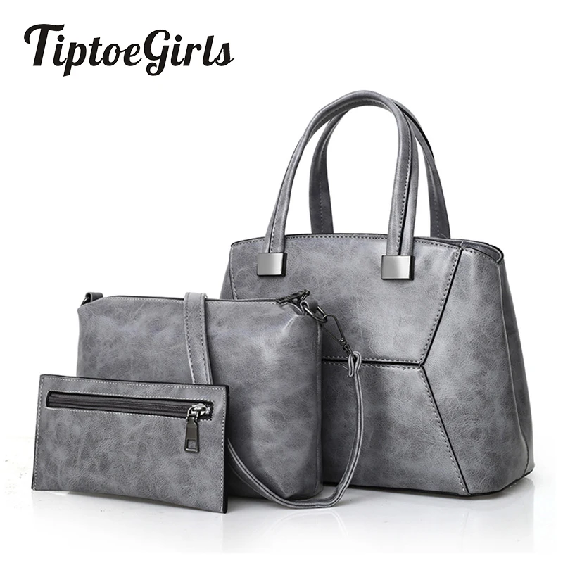 High Quality Three-Piece Ladies Handbag New Fashion Personality Shoulder Bag Simple Casual Wild Messenger Bag
High Quality Three-Piece Ladies Handbag New Fashion Personality Shoulder Bag Simple Casual Wild Messenger Bag