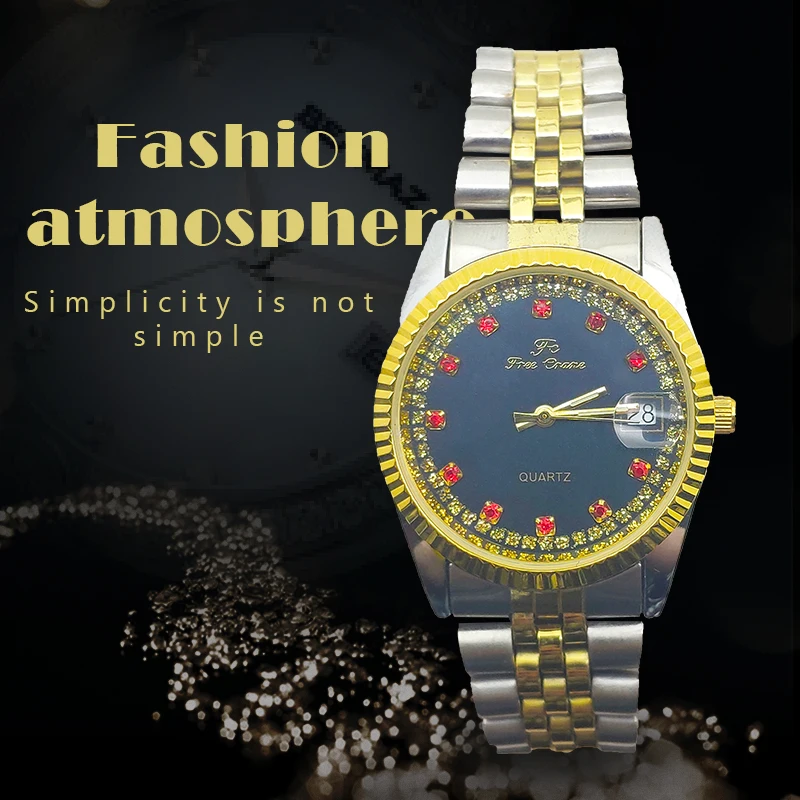 FreeCrane 2019 Fashion Mens Watches Top Brand Luxury Gold Business Watch Men Women Stainless Steel Date Quartz Watches Relogios
FreeCrane 2019 Fashion Mens Watches Top Brand Luxury Gold Business Watch Men Women Stainless Steel Date Quartz Watches Relogios