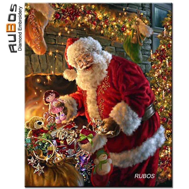 RUBOS DIY Diamond Painting Cross Stitch Santa Claus 5D Full Diamond Embroidery Picture Children Craft Christmas Surprise Gift
RUBOS DIY Diamond Painting Cross Stitch Santa Claus 5D Full Diamond Embroidery Picture Children Craft Christmas Surprise Gift