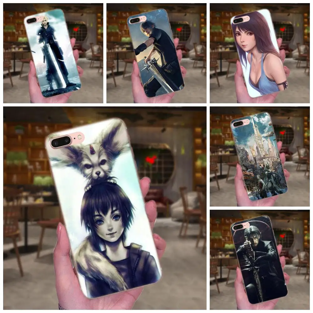 For Huawei P8 P9 P10 P20 P30 Mate 7 8 9 10 20 Lite Plus Pro 2017 TPU Cases Cover Final Fantasy Noctis and Puppy XV Art
For Huawei P8 P9 P10 P20 P30 Mate 7 8 9 10 20 Lite Plus Pro 2017 TPU Cases Cover Final Fantasy Noctis and Puppy XV Art