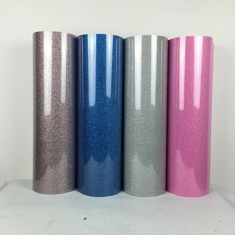 27 Colors South Korea Glitter Heat Transfer Vinyl Film for Heat Press Machine 1 yard (50x100cm) (5)