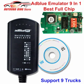 Full Chip Adblue 9in1 Adblue Emulator 9 In 1 Support Euro 4&5 Ad Blue Emulation Box With NOx Sensor OBD2 Truck Diagnostic Tool
Full Chip Adblue 9in1 Adblue Emulator 9 In 1 Support Euro 4&5 Ad Blue Emulation Box With NOx Sensor OBD2 Truck Diagnostic Tool