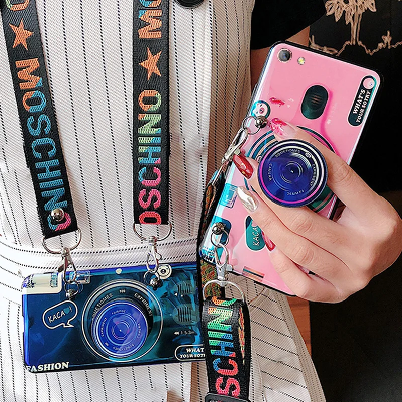 3D Retro Camera lanyard Case For Vivo Y97 Y95 Y93 Y91 Y85 Y83 Y81 Y79 Y75 Y69 Y67 Y66 Y55 Y53 Silicone Stand Holder Case
3D Retro Camera lanyard Case For Vivo Y97 Y95 Y93 Y91 Y85 Y83 Y81 Y79 Y75 Y69 Y67 Y66 Y55 Y53 Silicone Stand Holder Case