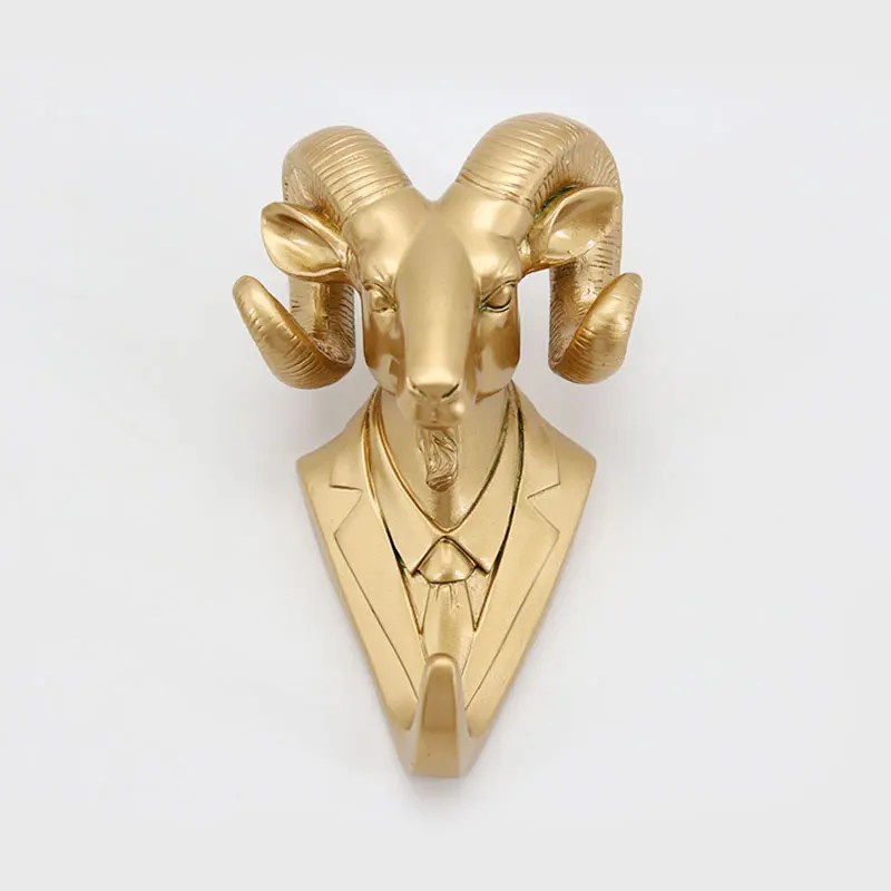 Creative Animal Wall Storage Hook Hanger Hook Goat Decorative Creative Resin Bathroom Housekeeper on Wall
Creative Animal Wall Storage Hook Hanger Hook Goat Decorative Creative Resin Bathroom Housekeeper on Wall