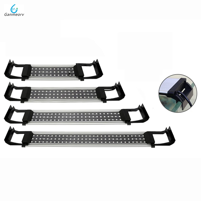 20-100cm Aquarium LED Lighting Fish Tank Light Lamp With Extendable Brackets White And Blue LEDs Fits for Aquarium
20-100cm Aquarium LED Lighting Fish Tank Light Lamp With Extendable Brackets White And Blue LEDs Fits for Aquarium