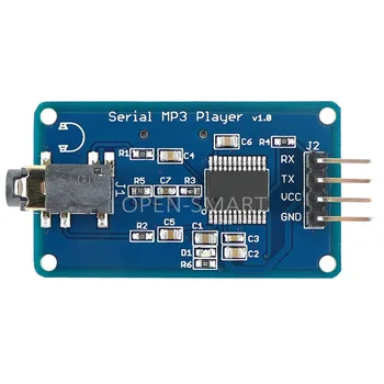 MP3 module UART Control Serial MP3 Player with Headphone Output Speaker MicroSD Card Sound Speaker Module for Arduino UNO
MP3 module UART Control Serial MP3 Player with Headphone Output Speaker MicroSD Card Sound Speaker Module for Arduino UNO