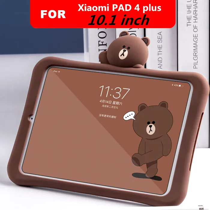 KIDS children Cute cartoon case cover for Xiaomi Mi Pad 4 Plus PC Tablet 10.1" stand tablet case Soft Silicone Back Cover
KIDS children Cute cartoon case cover for Xiaomi Mi Pad 4 Plus PC Tablet 10.1" stand tablet case Soft Silicone Back Cover