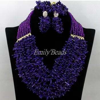 Pretty African Nigerian Wedding Jewelry Set Purple Crystal Mix Coral Beads Necklace Set Bridal Jewelry Free Shipping CJ632
Pretty African Nigerian Wedding Jewelry Set Purple Crystal Mix Coral Beads Necklace Set Bridal Jewelry Free Shipping CJ632