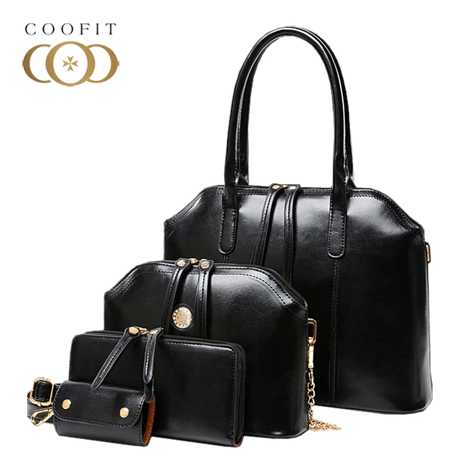 Coofit Office Ladies Fashion Elegant PU 4 Pieces Handbags Womens High Quality Large Capacity Satchel Totes Bags Shoulder Bags
Coofit Office Ladies Fashion Elegant PU 4 Pieces Handbags Womens High Quality Large Capacity Satchel Totes Bags Shoulder Bags