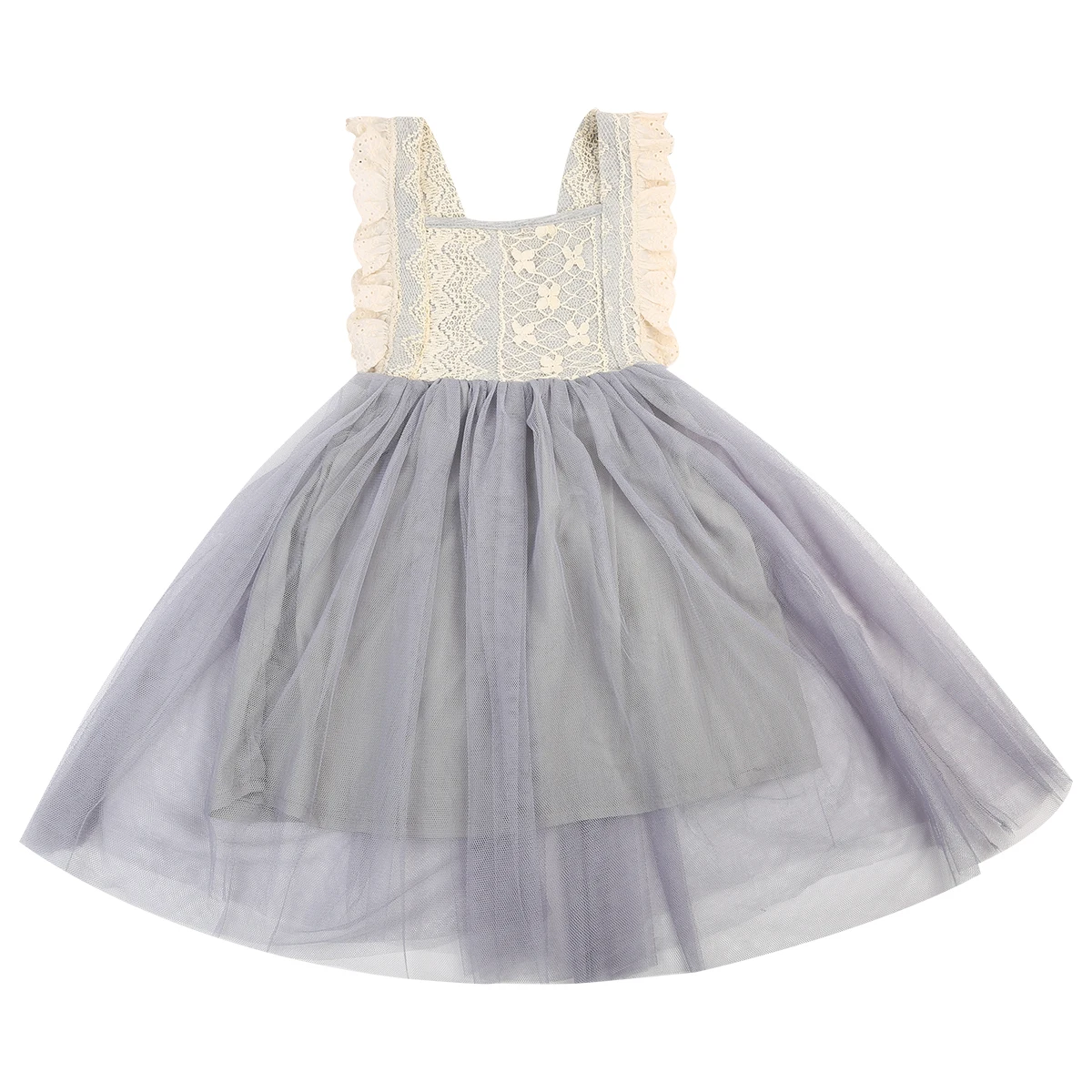 Flower Girl Princess Lace Ruffle Backless Drawstring Tulle Patchwork Dress Wedding Fancy Party Tutu Dresses
Flower Girl Princess Lace Ruffle Backless Drawstring Tulle Patchwork Dress Wedding Fancy Party Tutu Dresses