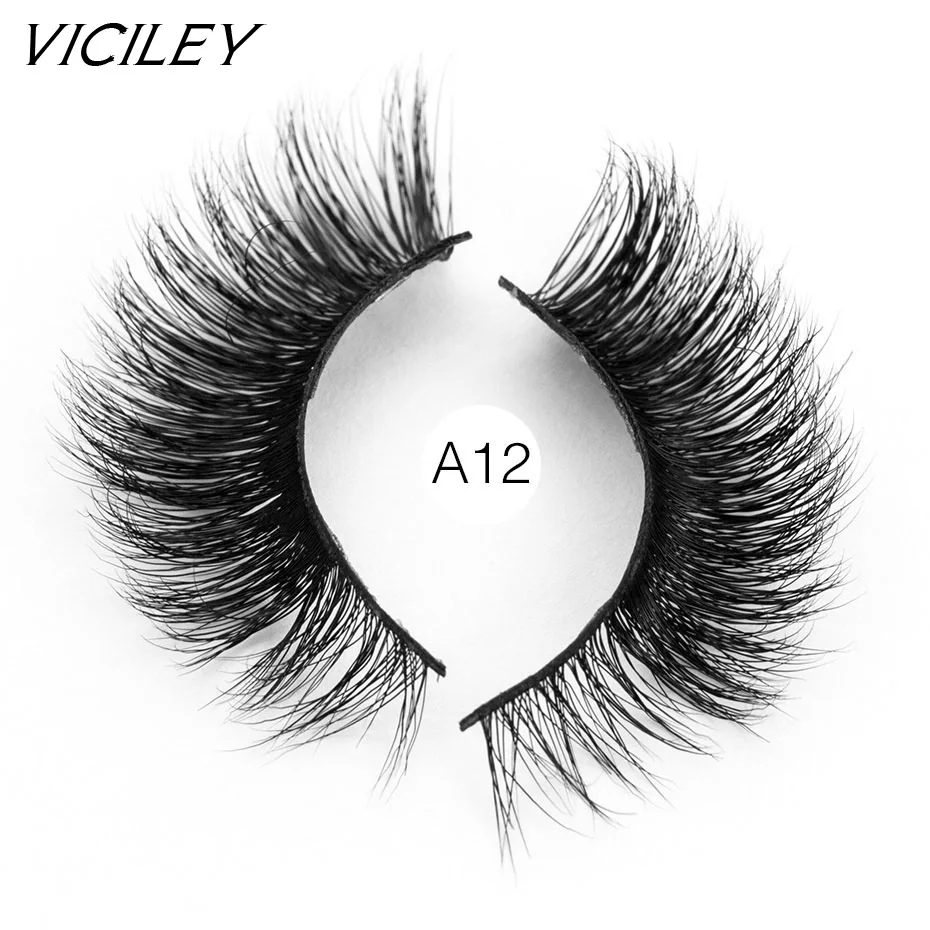 VICILEY Mink Eyelashes Long Thick Dramatic Lashes Handmade Mink Fur False Eyelashes cilios posticos 3d mink lashes A12
VICILEY Mink Eyelashes Long Thick Dramatic Lashes Handmade Mink Fur False Eyelashes cilios posticos 3d mink lashes A12
