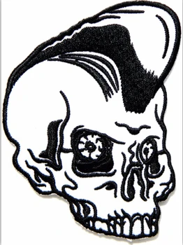Embroidery Patches Motorcycle Racing Rider Biker Iron on 10cm Skull Mohawk
Embroidery Patches Motorcycle Racing Rider Biker Iron on 10cm Skull Mohawk