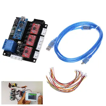 GRBL Laser Controller Board CNC USB 3 Axis Stepper Motor Driver Controller Board
GRBL Laser Controller Board CNC USB 3 Axis Stepper Motor Driver Controller Board