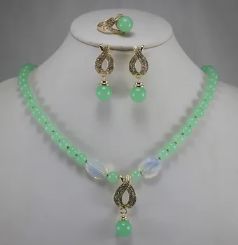 Hot sell free shipping ~~ best gift fashion jewelry set!Wholesale factory price Women's semi-precious stone Necklace earrin
Hot sell free shipping ~~ best gift fashion jewelry set!Wholesale factory price Women's semi-precious stone Necklace earrin