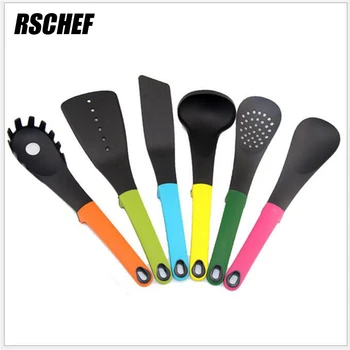 RSCHEF colorful Nylon kitchenware six pieces of safe and durable silicone spatula suit
RSCHEF colorful Nylon kitchenware six pieces of safe and durable silicone spatula suit