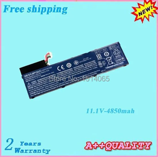 11.1V 4850mah M5 laptop battery For ACER KT.00303.002 3ICP7/67/90 BT.00304.011 AP12A3i Original batteries
11.1V 4850mah M5 laptop battery For ACER KT.00303.002 3ICP7/67/90 BT.00304.011 AP12A3i Original batteries