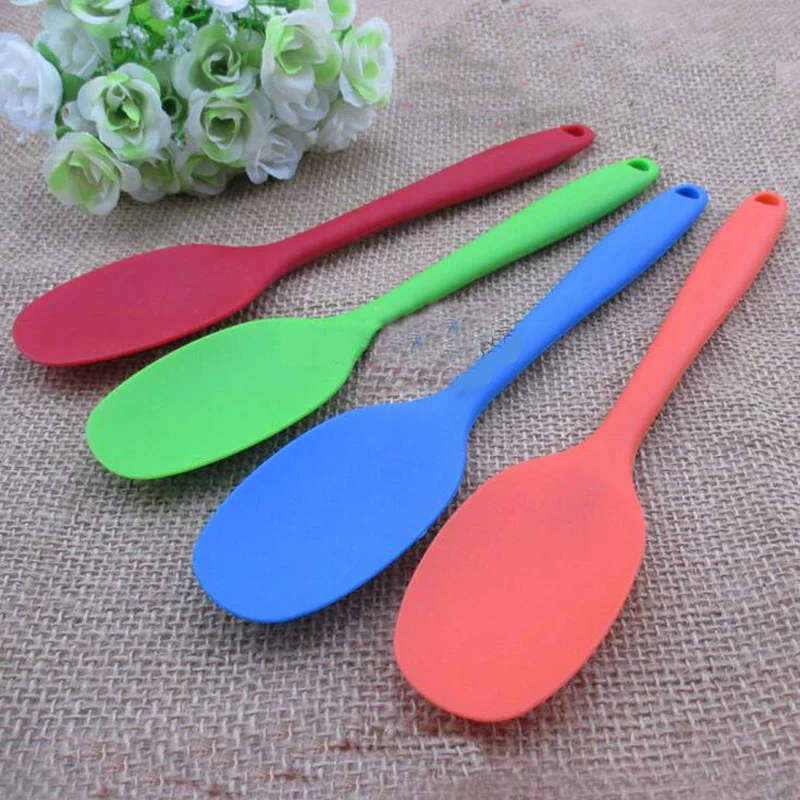 1Pc Dessert Iced Cream Spoon Cakes Putty Spatula Food-Grade Silicone High Quality Mixing Utensil Tools Kitchen Tableware
1Pc Dessert Iced Cream Spoon Cakes Putty Spatula Food-Grade Silicone High Quality Mixing Utensil Tools Kitchen Tableware