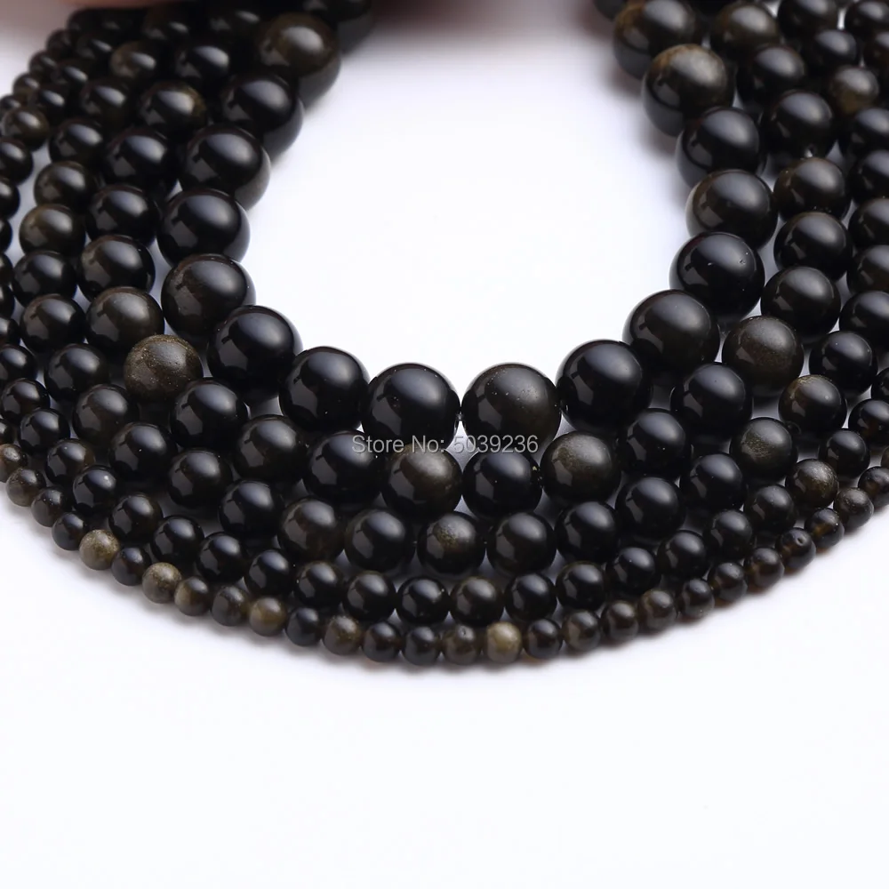 Wholesale Natural Stone Beads Gold Obsidian Round Loose Spacer Beads 4mm 6mm 8mm 10mm 12mm for Needlework DIY Jewelry Making
Wholesale Natural Stone Beads Gold Obsidian Round Loose Spacer Beads 4mm 6mm 8mm 10mm 12mm for Needlework DIY Jewelry Making